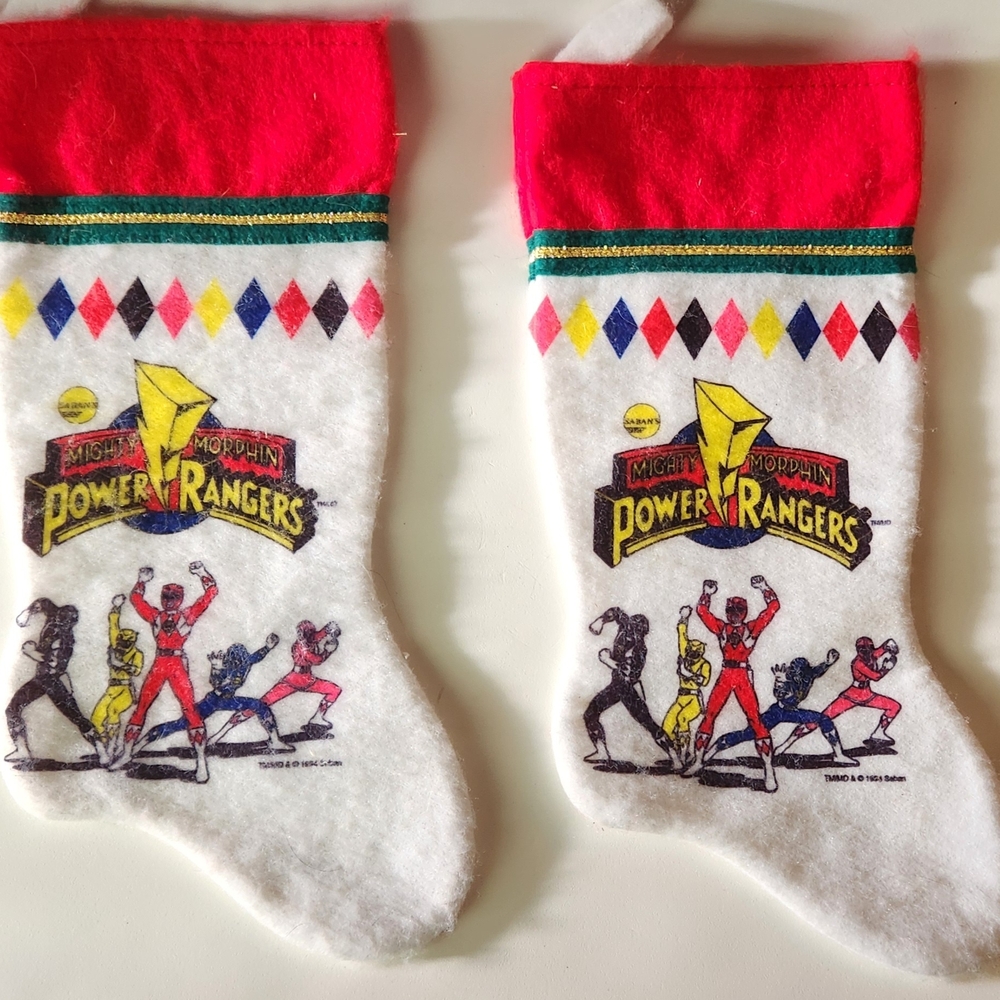 Power Rangers Christmas Stockings